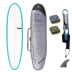 Torq 7ft4 Volume Plus Surfboard Package Blue Pinline