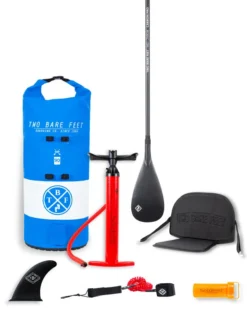 Two Bare Feet Entradia (Allround XS) 8'6" X 34" X 4.75" Inflatable Juniors SUP Ultimate Pack (Blue) -Surf Store ultimate pack blue