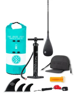 Two Bare Feet Sport Air (Allround XL) 10'10" X 33" X 6" Inflatable SUP Ultimate Pack (Teal) 12 Two Bare Feet Sport Air (Allround XL) 10'10" X 33" X 6" Inflatable SUP Ultimate Pack (Teal) -Surf Store ultimate teal 1