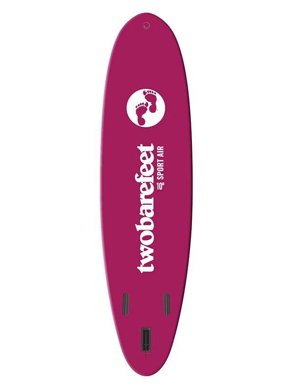 Two Bare Feet Sport Air (Allround XL) 10'10" X 33" X 6" Inflatable SUP Deluxe Fibreglass Hybrid Pack (Raspberry) 2 Two Bare Feet Sport Air (Allround XL) 10'10" X 33" X 6" Inflatable SUP Deluxe Fibreglass Hybrid Pack (Raspberry) - Image 2